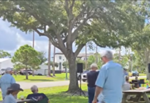 NO Data Centers North Port Citizen Gathering – August 22nd North Port residents at the No Data Centers citizen gathering
